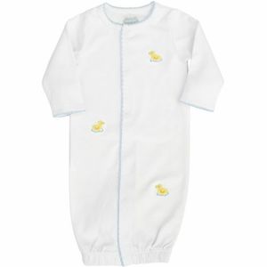 Mud Pie Frenchknot Duck Sleep Bown - 0-3 mos.